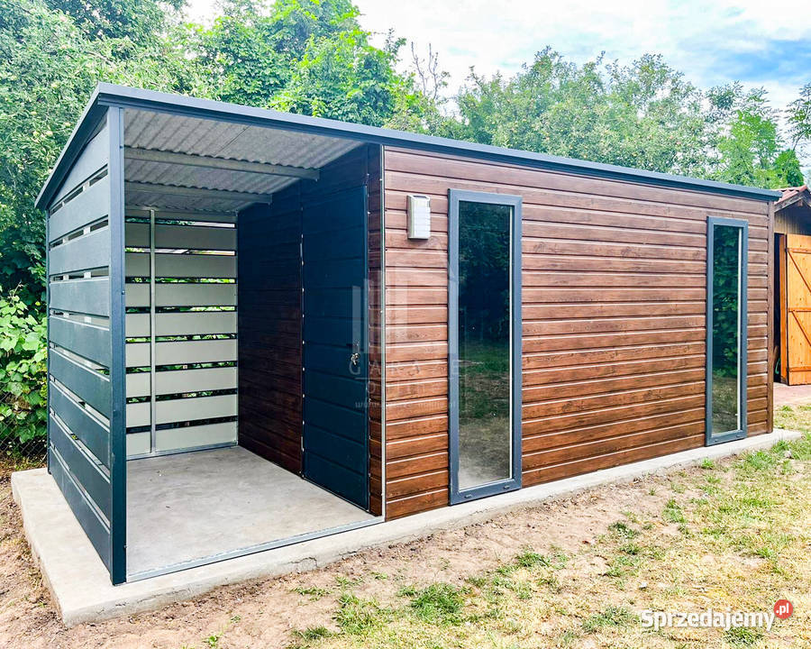 Schowek Domek Ogrodowy 45x25m Wiata 15m Drzwi 2x zachodniopomorskie Białogard
