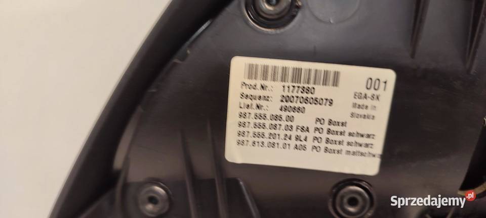 PORSCHE CAYMAN S BOCZEK DRZWI LEWY PRZÓD RHD
