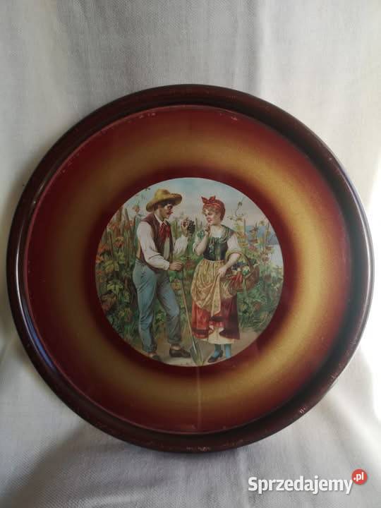 Śliczny Obrazek sielskie sceny Winobranie i Gdańsk sprzedam