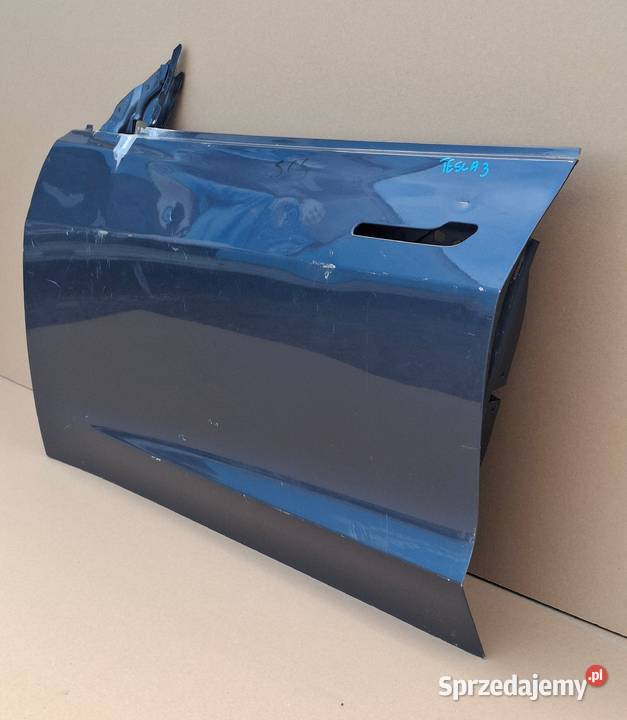 TESLA 3 DRZWI LEWY PRZÓD LEWE PRZEDNIE osobowe Bieleń