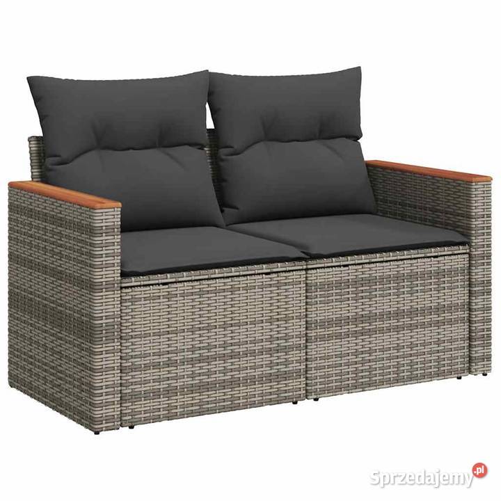 vidaXL Sofa ogrodowa z poduszkami 2osobowa mazowieckie Warszawa