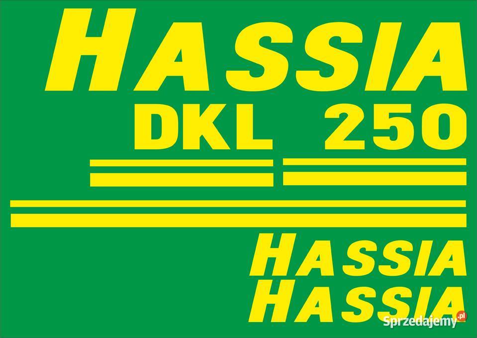 Naklejki Hassia dkl 250 zamienniki Bydgoszcz