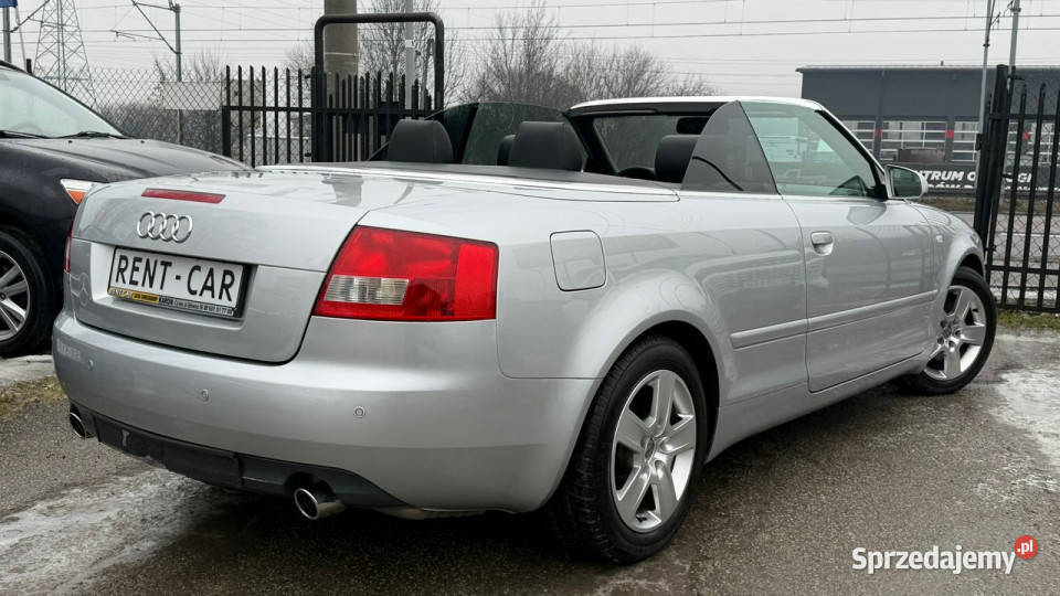 Audi A4 Cabrio 24i V6170OPŁACONY Bezwypadkowy światła przeciwmgielne Częstochowa