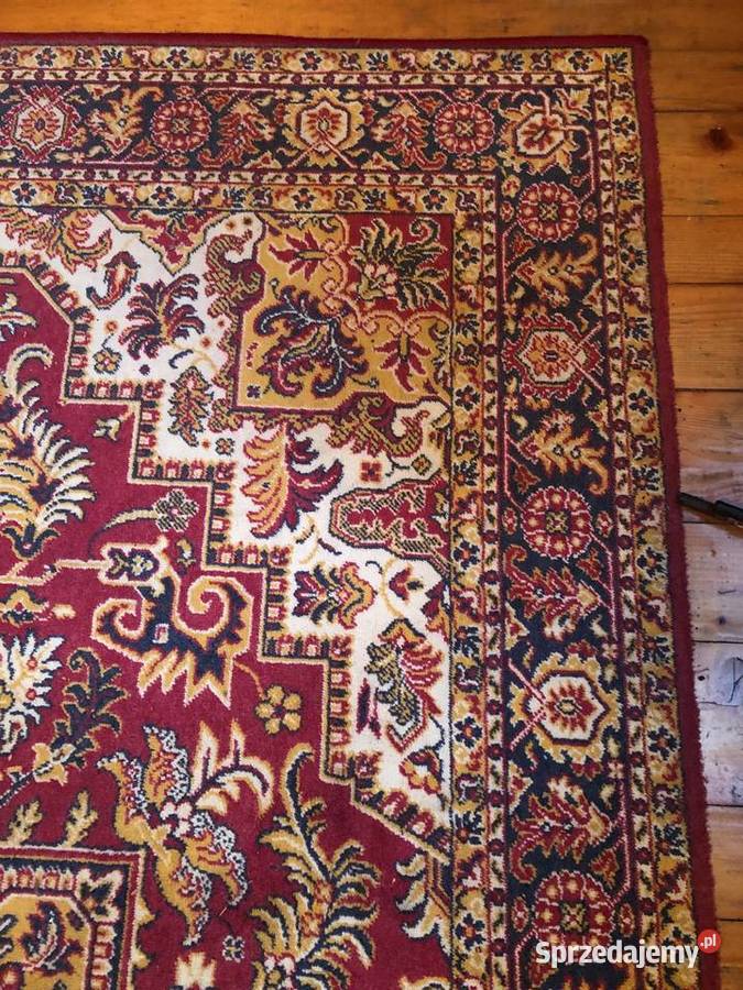 Duży dywan PRL vintage oryginał 1984 Weltom małopolskie Kalwaria Zebrzydowska