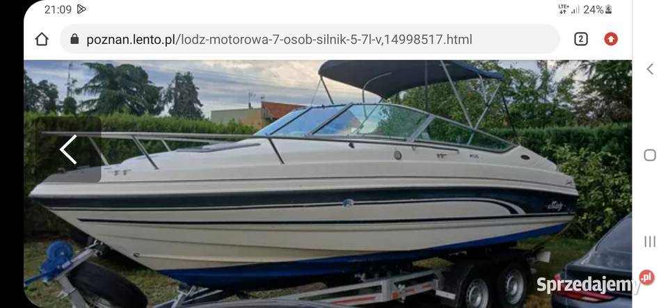 Sprzedam motorówkę chaparral 2135 limited Poznań