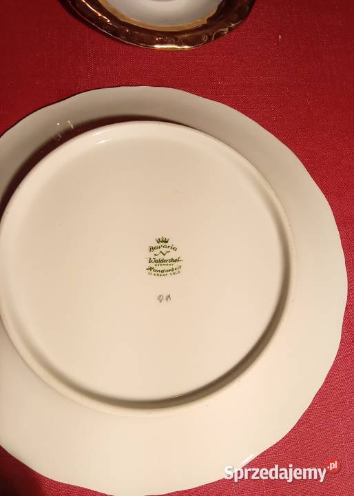 Piękne że złotem 6 sztuk trio z scenkami sprzedam