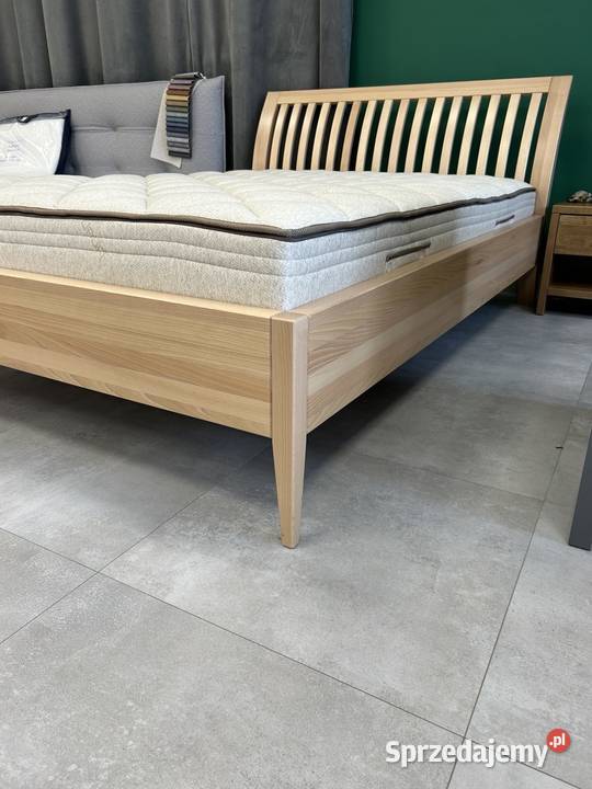 Łóżko drewniane bukowe 140x200 Łóżka Mława