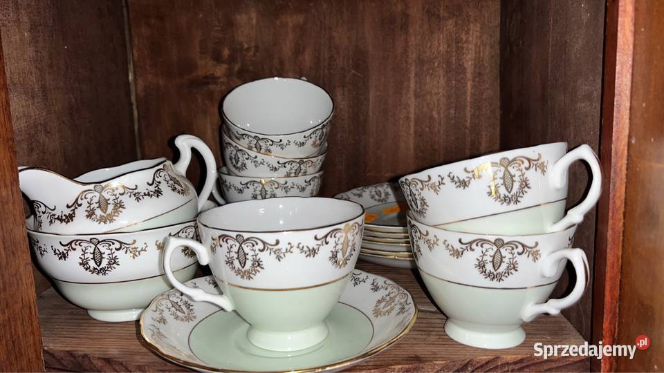 Filiżanka z talerzykiem Colclough Made in Porcelana i szkło Gdańsk sprzedam