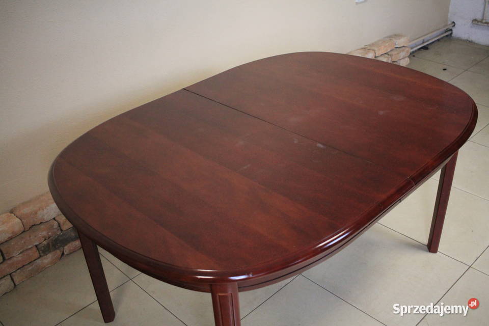 Stół jadalniasalon bordowiśnia 150cm Góra