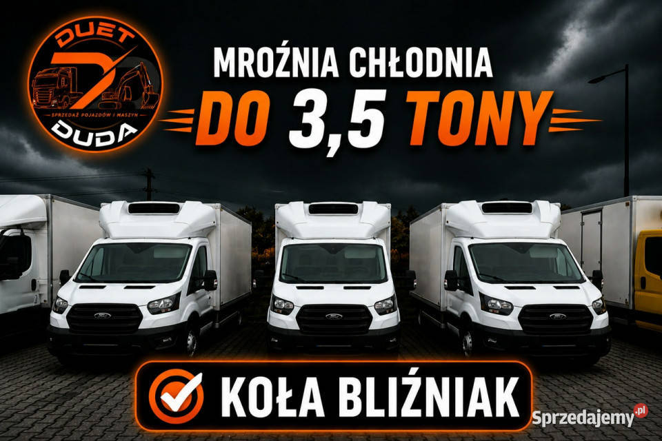 Ford Transit Chłodnia Mroźnia Na Bliźniaku Salon Widełki