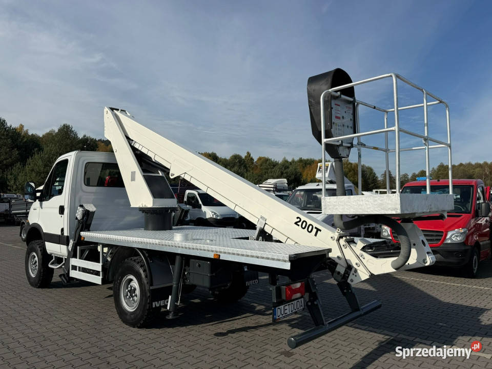 Iveco Daily 55S17W 4x4 Zwyżka 20m GSR E200TE4 70000km Samochody ciężarowe świętokrzyskie Widełki