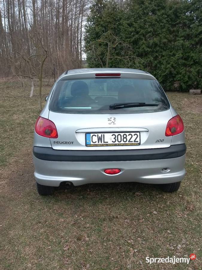 Peugeot 206 14 benzyna Rok produkcji 2005 Izbica Kujawska