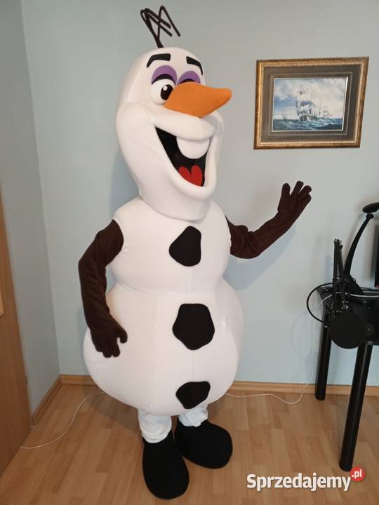Kostium maskotki Olaf strój reklamowy chodzący Kołobrzeg