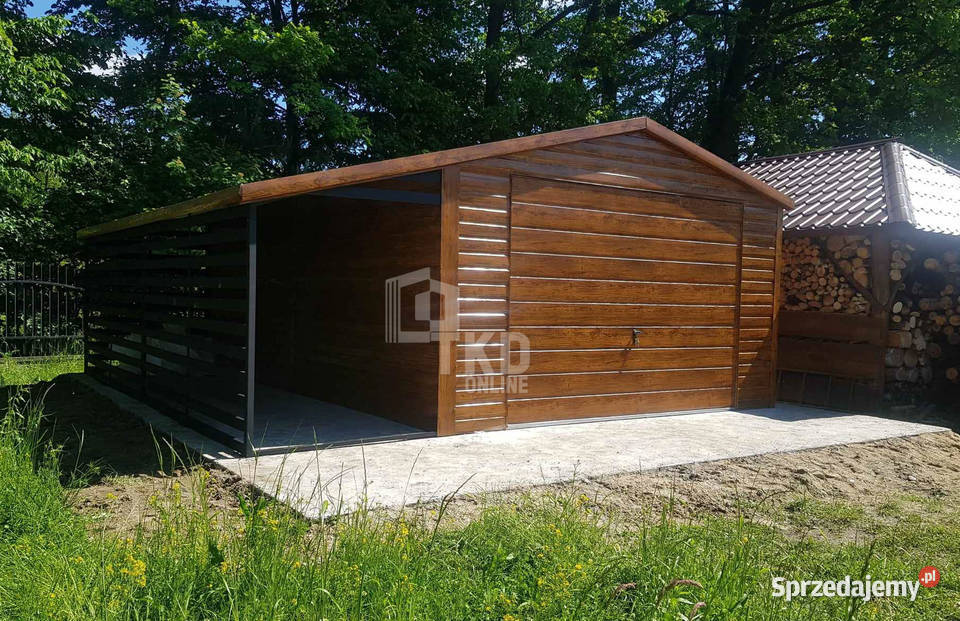 Garaż Blaszany 4x5 wiata 15x5 Brama uchylna samodzielny kujawsko-pomorskie Grudziądz