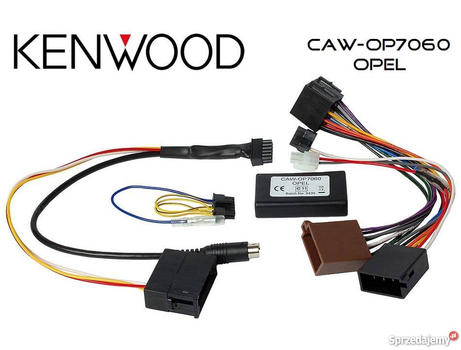 Kenwood CAWOP7060 adapter, sterowanie z kierownicy OPEL