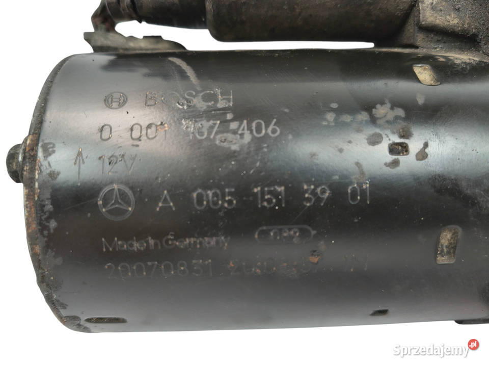 ROZRUSZNIK MercedesBenz W204 W203 W211 W209 18 Układ elektryczny silnika
