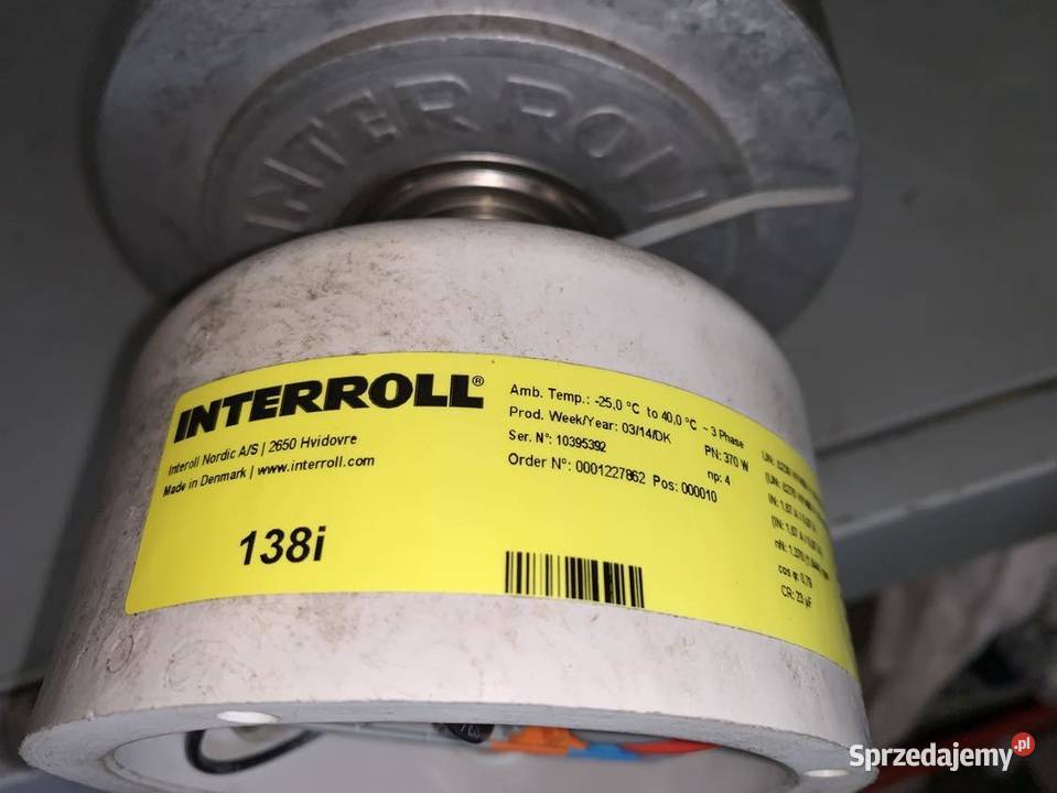 Interroll 138i Drum Motor 037kW 138 mm x 450 mm Warszawa