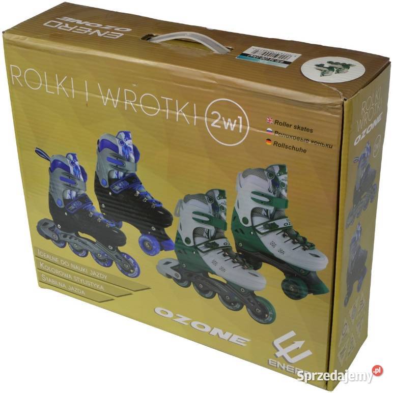 Rolki wrotki OZONE 2W1 3538 regulowane Bielsk Podlaski