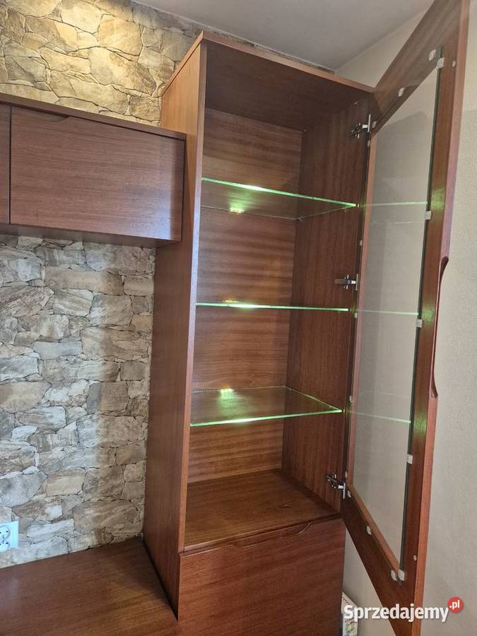 Meble zestaw 5x komoda rtv gablotka witryna Harklowa