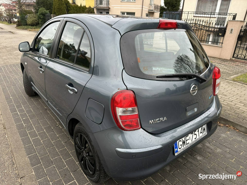Nissan Micra Benzyna klimatyzacja dotykowa lakier metallic pomorskie