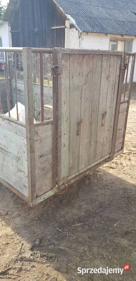 Przyczepa dwukółka do przewozu zwierząt Pozostałe Bobrowniki