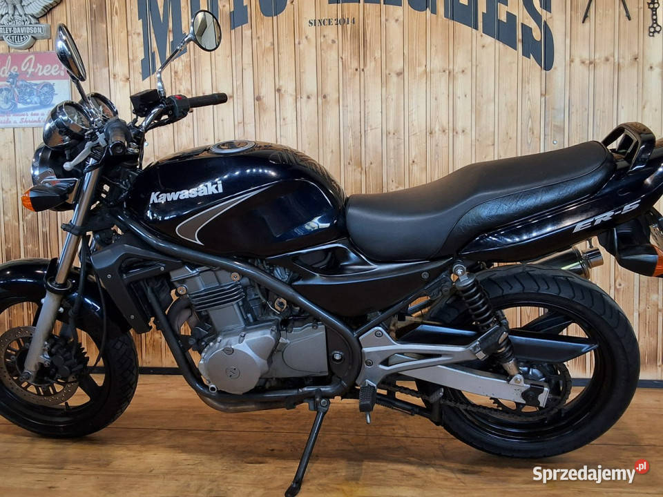 Kawasaki ER Piękny Motocykl KAWASAKI ER500 naked Stare Miasto