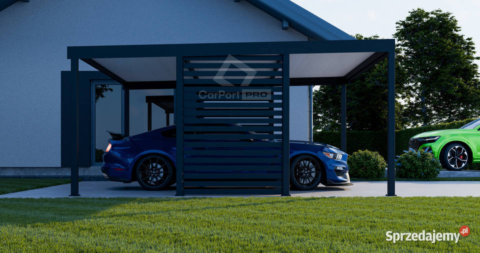 CarPort PREMIUM Wiata samochodowa 5x5 Antracyt Sprzedaż małopolskie Bochnia