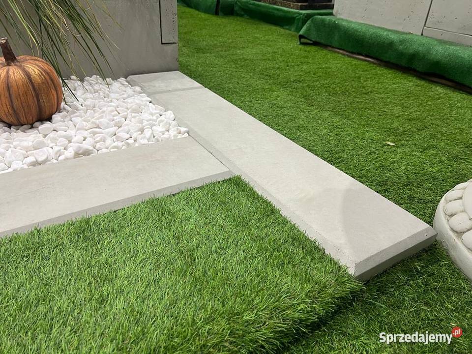 Obrzeże trawnikowe z betonu nowoczesne obrzeża Górno sprzedam