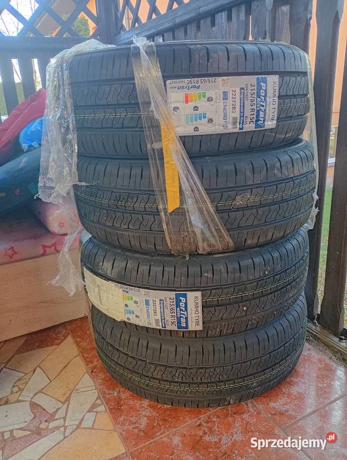 Sprzedam opony letnie r 15 c Grybów