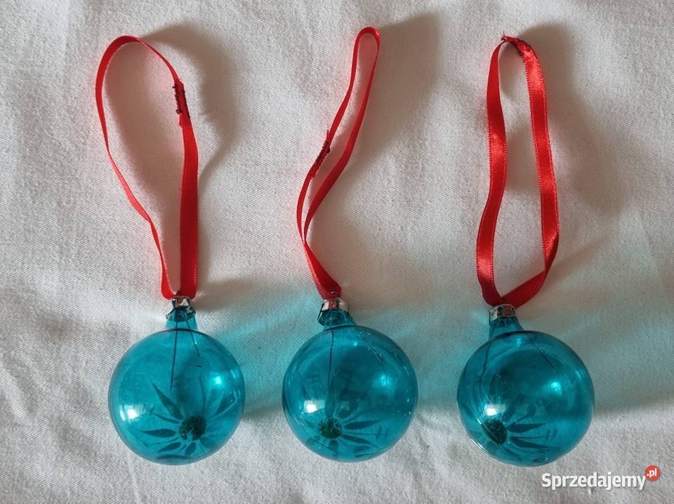 Plastikowe ozdoby choinkowe różnevintage PRL