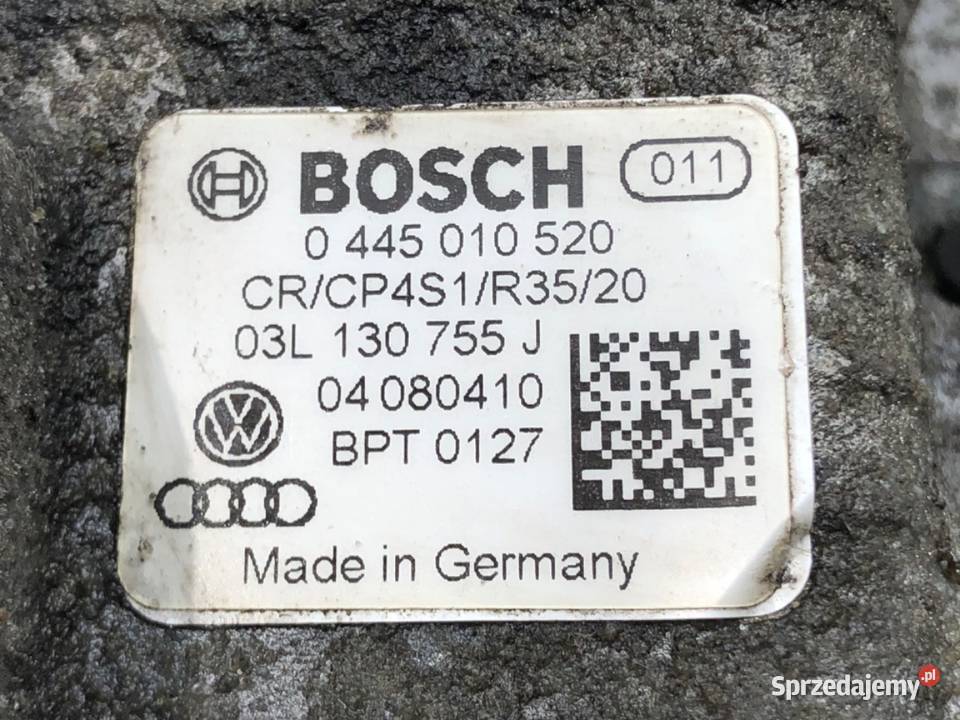 POMPA WTRYSKOWA VW TRANSPORTER T5 0445010520 20 osobowe podkarpackie