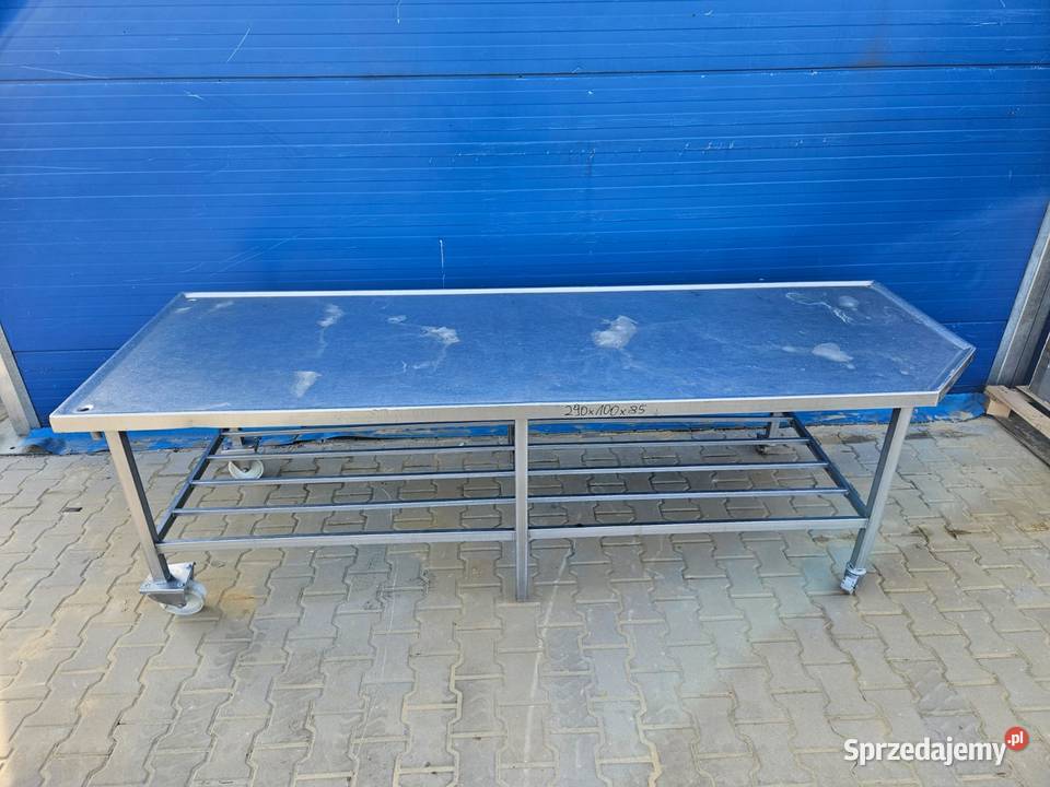 Stół masarski do nadziewarki 290x100x85 wielkopolskie Krotoszyn