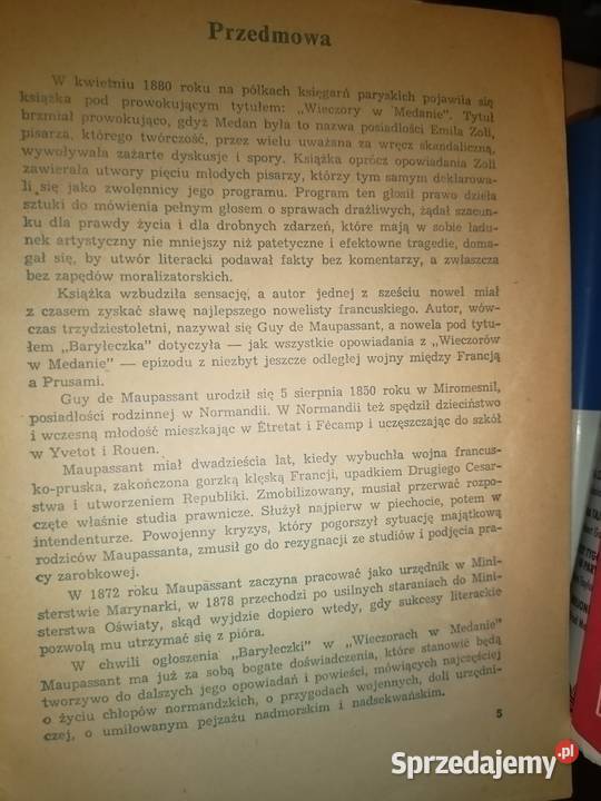 Maupassant książki outlet księgarnia Warszawa Rok wydania 1986 Proza i poezja sprzedam