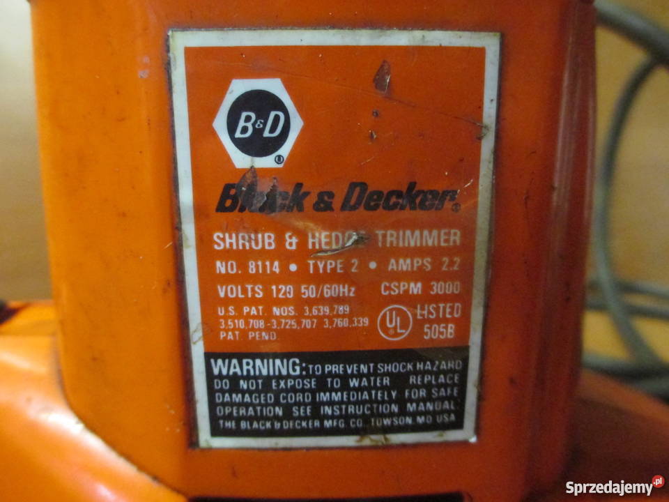 Nożyce do żywopłotu Black Decker