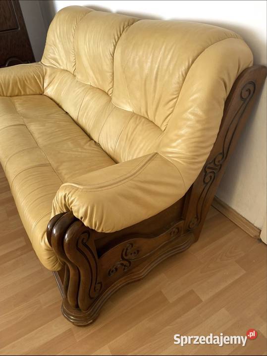 Sprzedam Skórzane Sofę 2 fotele Garwolin