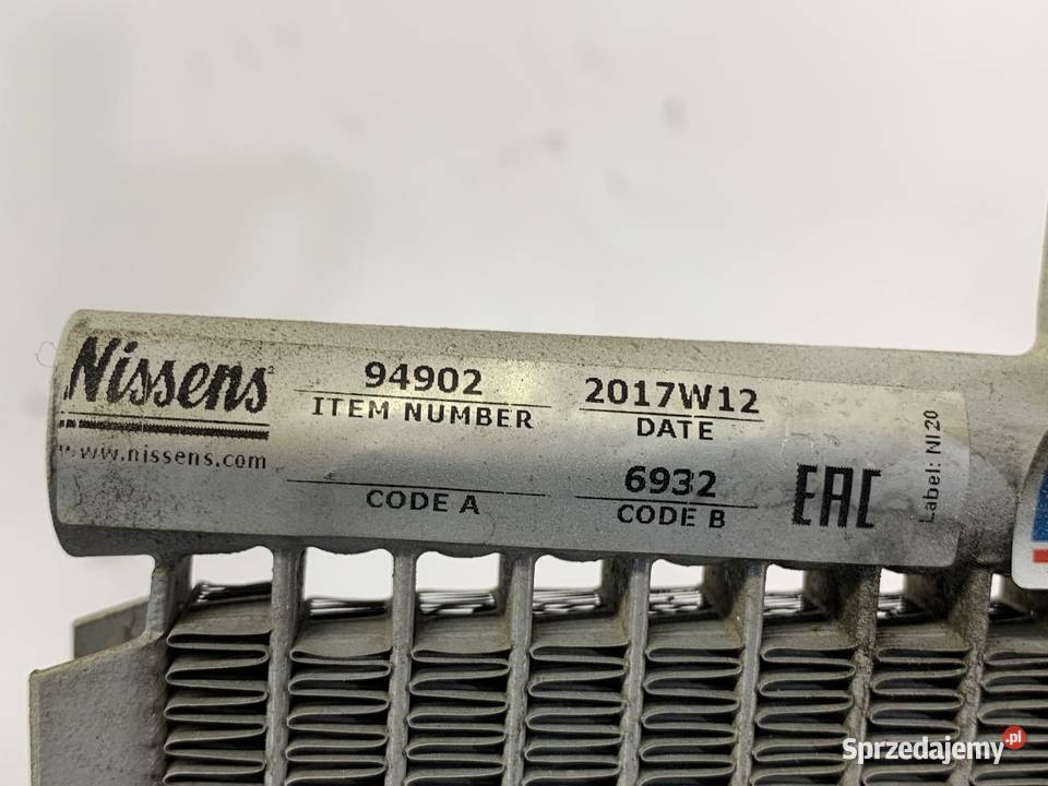 CHŁODNICA KLIMATYZACJI MAZDA 3 16 105 0309 sprzedam