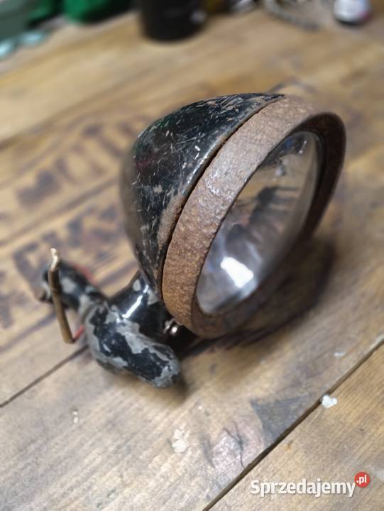 Lampa szperacz Milicja Warszawa PRL Syrena Ostrów Wielkopolski