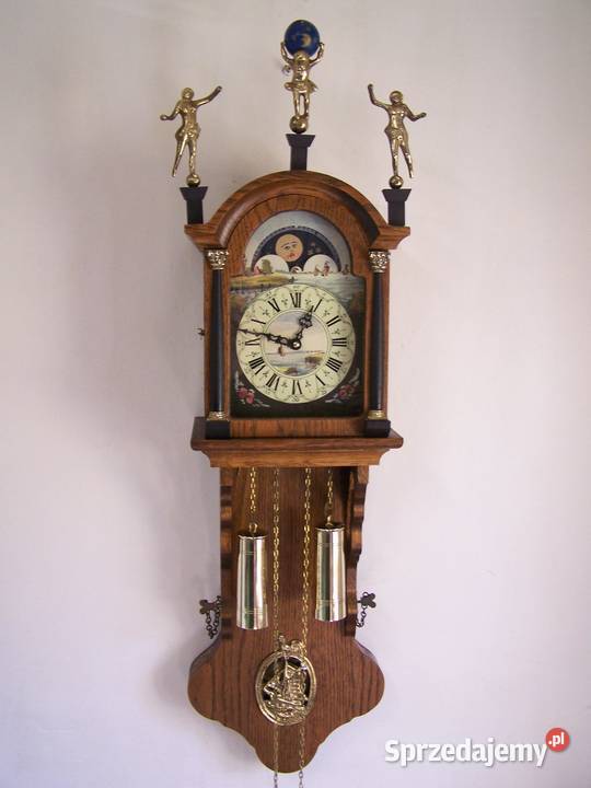 Zegar wiszący z fazami księżyca SBS Feintechnik ścienny zachodniopomorskie Koszalin