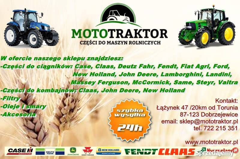 Rozrusznik John Deere 6500 6506 6600 6800 6510 kujawsko-pomorskie Łążynek