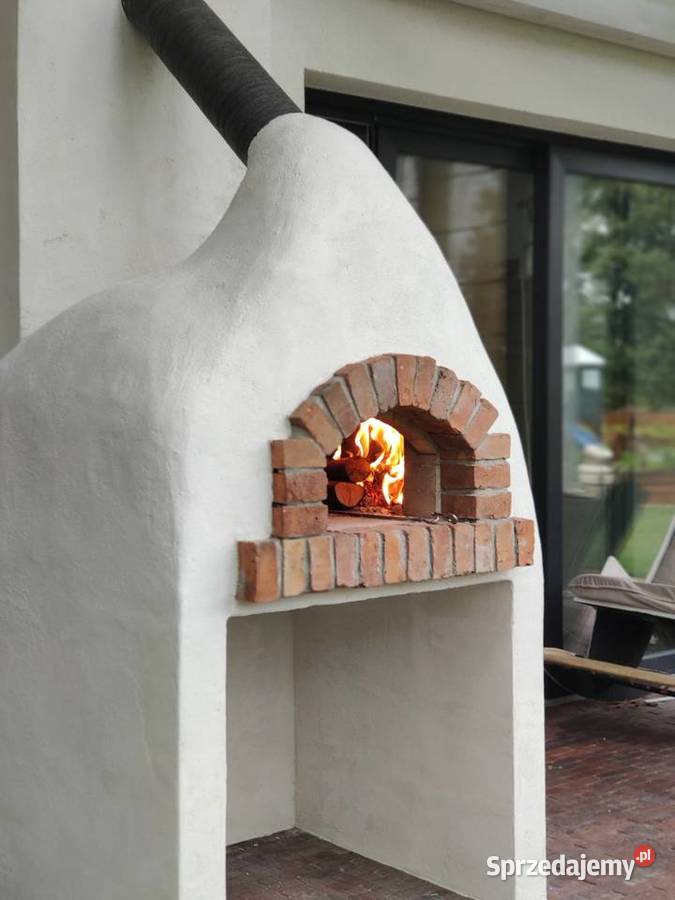 Piec do pizzy opalany drewnem styl grecki Warszawa