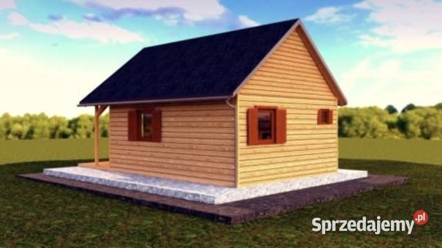 Drewniany domek całoroczny letniskowy 5m7m 1520 Korczyna