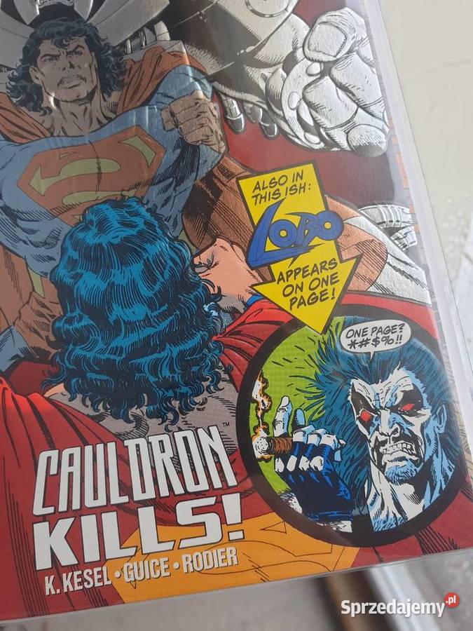 Superman in Action Comics komiks DC USA Lobo Superbohaterowie Komiksy