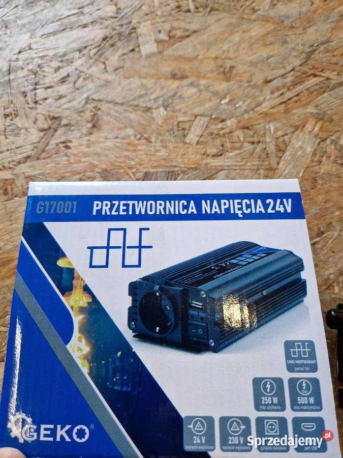 Przetwornica Napięcia 24V na 230V 250W500W GEKO Głogowa
