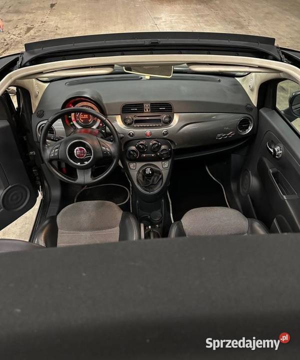 FIAT 500C CABRIO 12 8V EURO5 NOWY TV Niemcy immobilizer Katowice