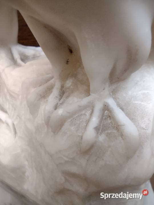 Stara Rzeźba Ptaki Marmur