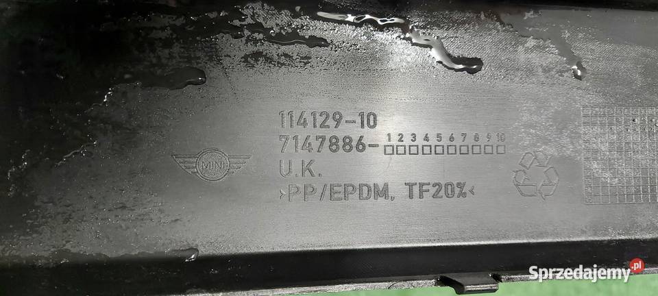 ZDERZAK TYŁ MINI COOPER S R56 R57 7147886 LAK Międzychód