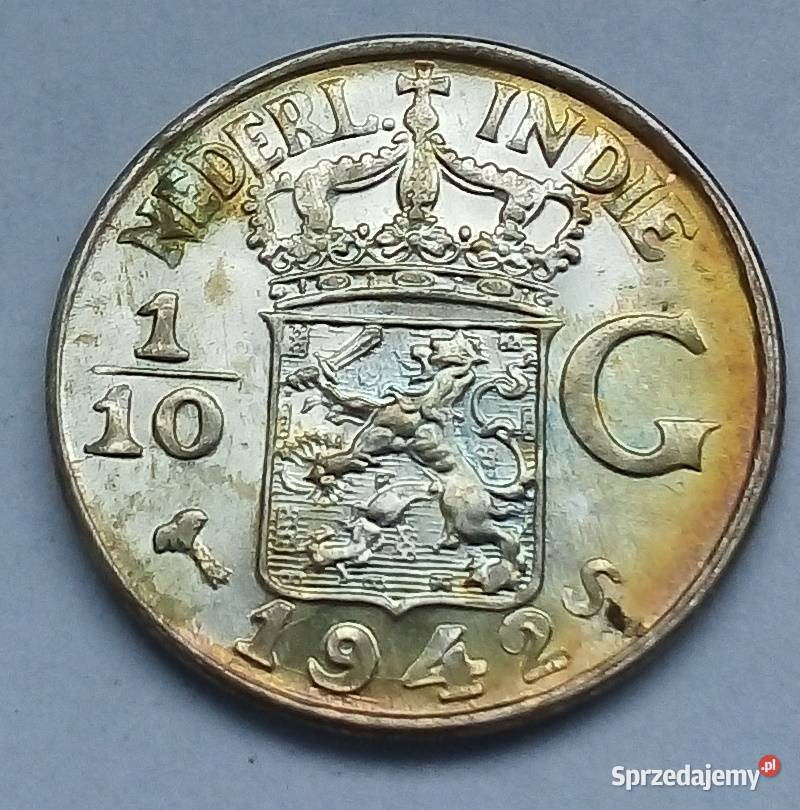 INDIE HOLENDERSKIE110 GULDENA1942 rSREBRO Legionowo sprzedam