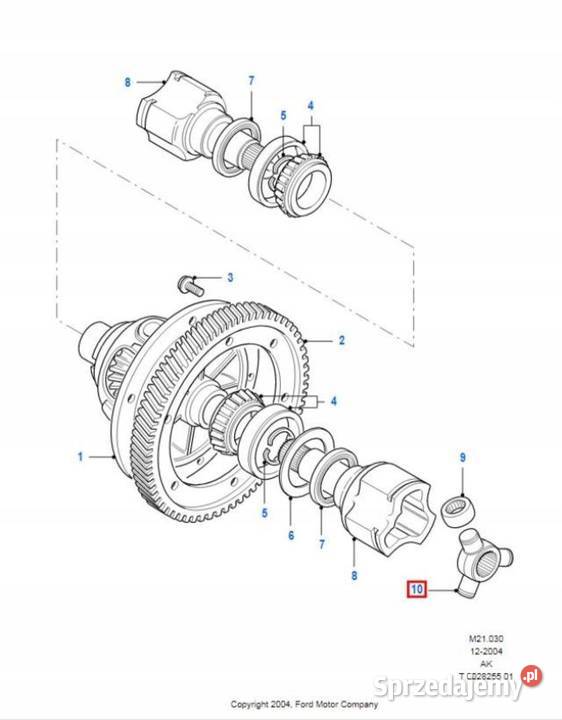 KRZYŻAK SKRZYNI FORD MONDEO 0007 lubelskie sprzedam