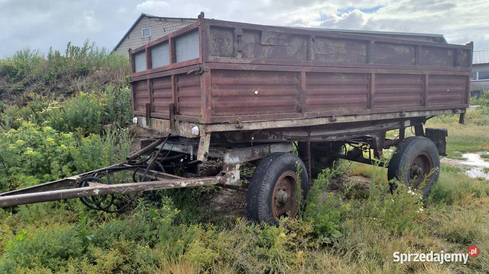 Przyczepa Autosan D47 wywrotka ma 3 strony nieuszkodzony