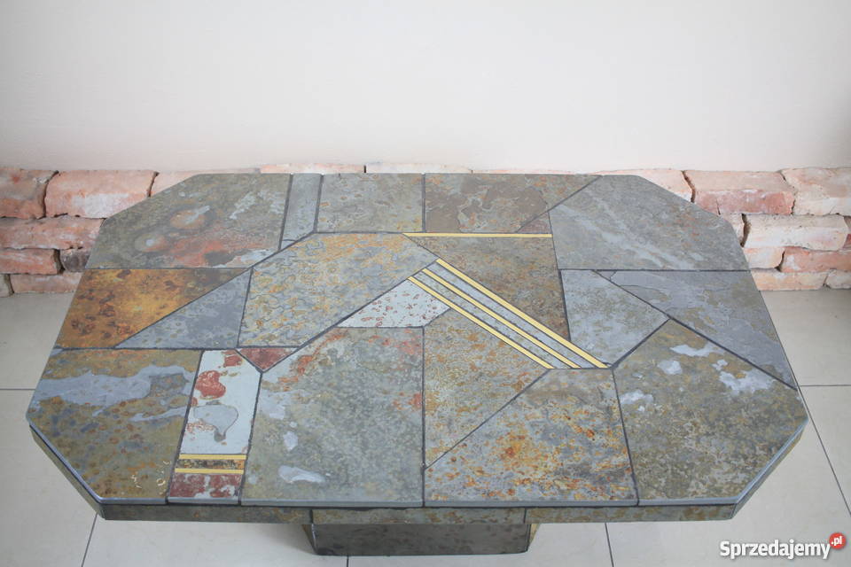 Piękna ława kamienna nietypowa i stylowa Stoły, krzesła, biurka śląskie